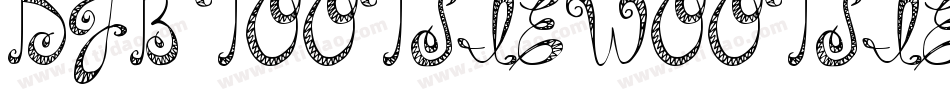DJB TOOTSIEWOOTSIE字体转换